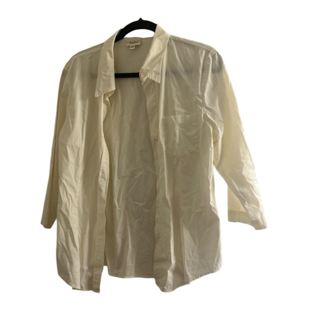 Neiman Marcus white button down shirt